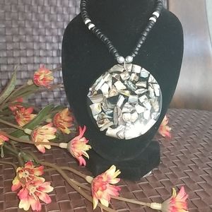 Hand Crafted Hawaiian Choker Necklace; Length:17"